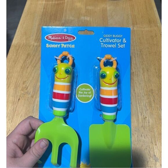 Melissa & Doug Giddy Buggy Cultivator Set NEW Shovel & Rake Only - Picture 3 of 6
